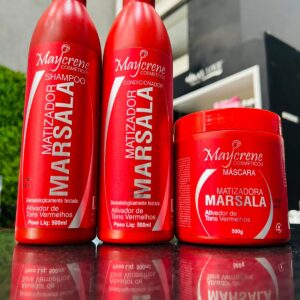 Kit de Capilar Marsala 3 itens Maycrene 500g