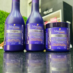 Kit Capilar Matizador Platinium 3 Itens 500g