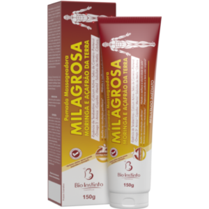 Pomada Massageadora Milagrosa c/ Moringa e Açafrão da Terra 150g BIO