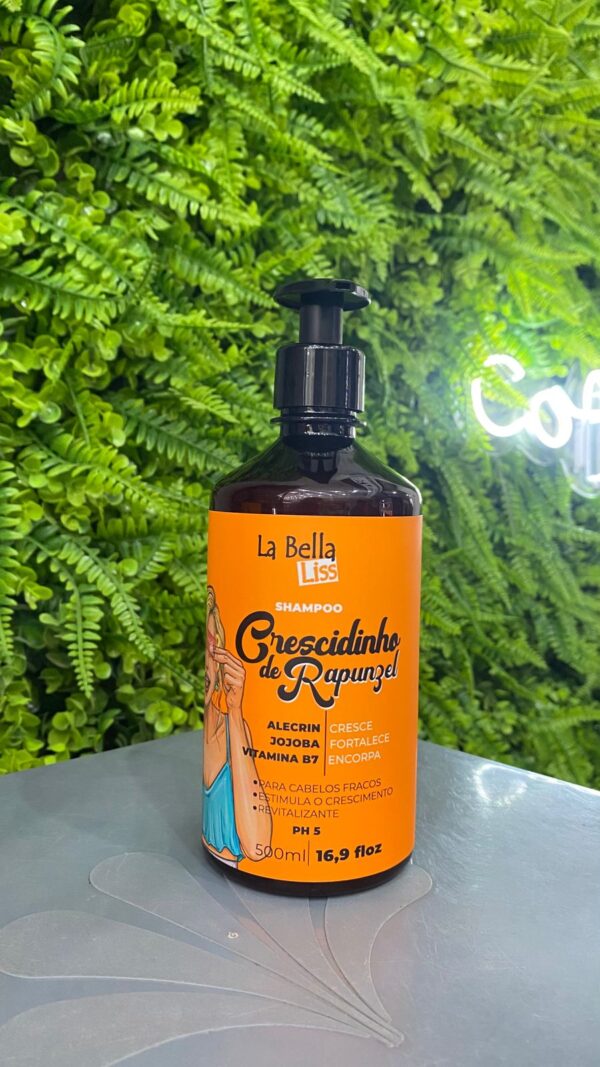 SHAMPOO CRESCIDINHO DE RAPUNZEL - LA BELLA LISS - 500ml