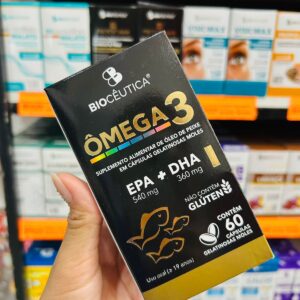 Ômega 3 - ÓLEO DE PEIXE BLACK EPA 540mg DHA 360mg 60cps