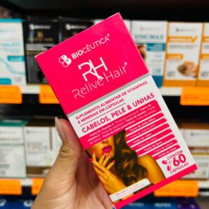 Relive Hair Cabelo, Pele e Unha 60cps BIOC