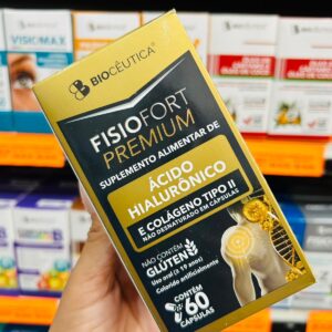 Fisiofort Premium Suplemento Alimentar De Acido Hialuronico e Colag2  60cps