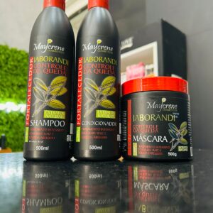 Kit Capilar Jaborandi Controle De Queda 3 Itens 500g
