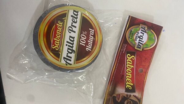 SABONETE ARGILA PRETA - 90g