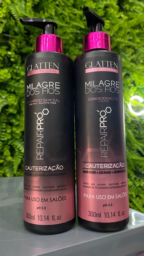 Kit 2 Itens Milagre Dos Fios Repair Pro 300ml