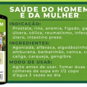 Chá Saúde Do Homem E Da Mulher 500ml - Natuvida