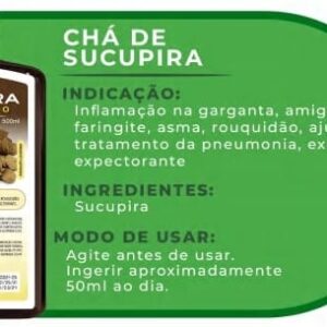 Chá De Sucupira 500ml - Natuvida