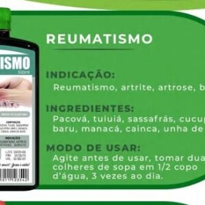 Chá Reumatismo 500ml - Natuvida