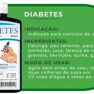 Chá Diabetes 500ml - Natuvida