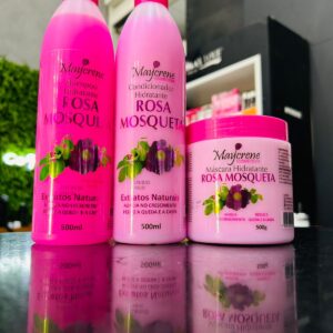 Kit Capilar Rosa Mosqueta 3 Itens 500g
