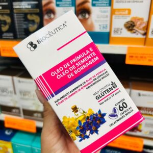 Suplemento Alimentar - Óleo De Primula e Óleo de Semente De Borragem 60cps