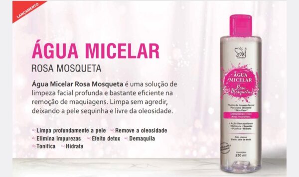 Água Micelar Rosa Mosqueta 250ml SOUL