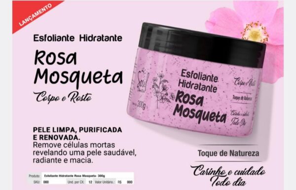 HIDRATANTE ESFOLIANTE DE ROSA MOSQUETA 300gr