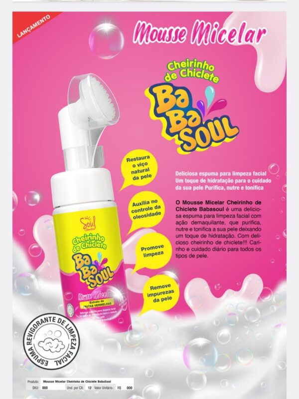 MOUSSE MICELAR BABASOUL TUTTI FRUTTI 150ml