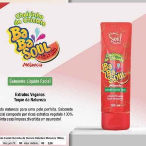 Sabonete Liquido Facial Babasoul Melancia 100ml