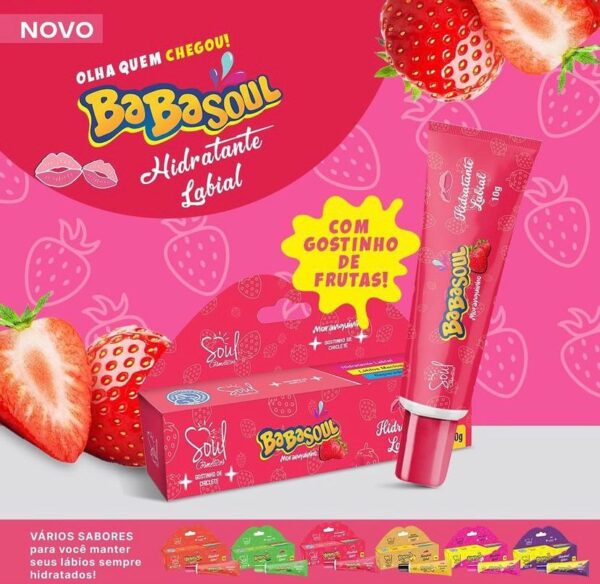 Hidratante Labial De Morango 10g SOUL