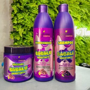 Kit Capilar Babalu Uva 3 itens 500g