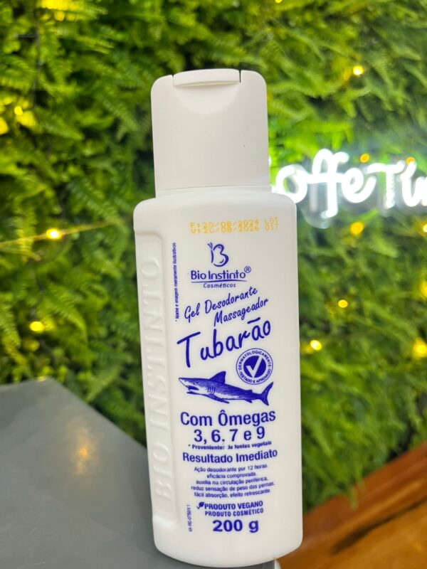 Gel Massageador Tubarão Com Omega 3,6,7 E 9 200g BIO