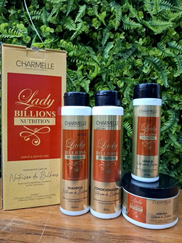 Kit Capilar Charmelle Lady Billions (4 itens)