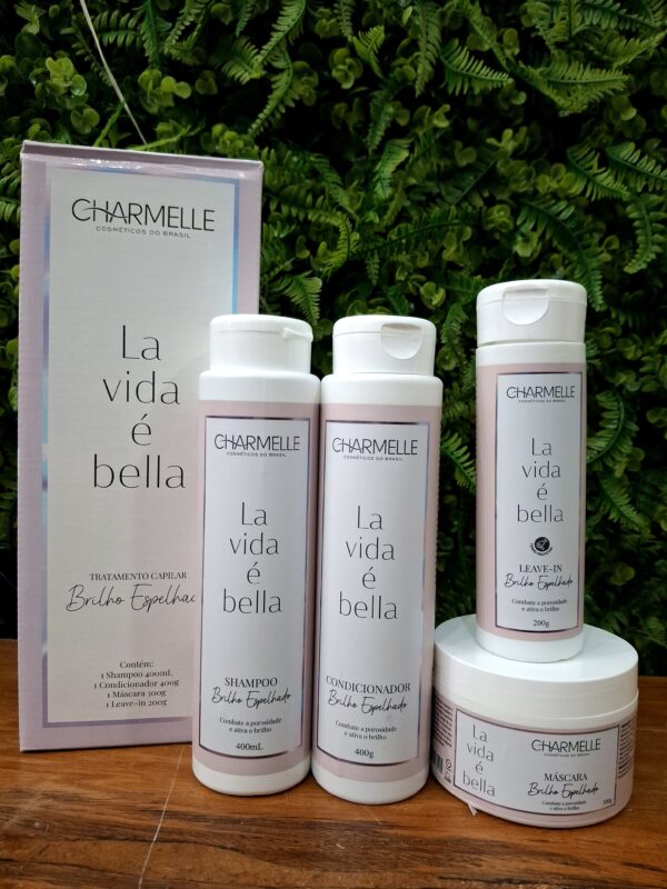 KIT CAPILAR CHARMELLE LA VIDA É BELA - 4 ITENS