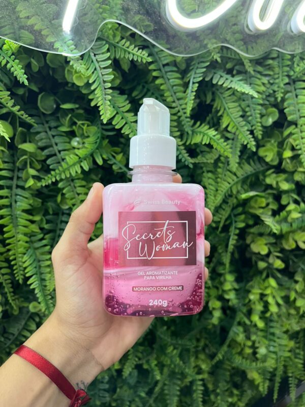 Gel Aromatizante De Morango Com Creme 240g BK