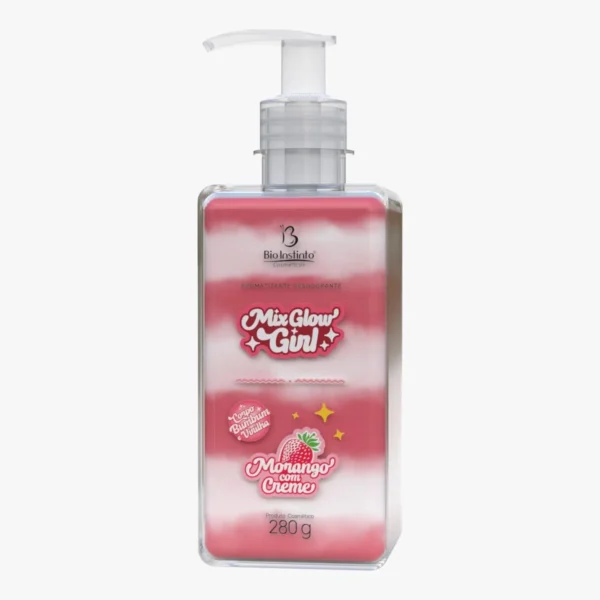 Gel Mix Glow Aromatizante Morango 280g BIO