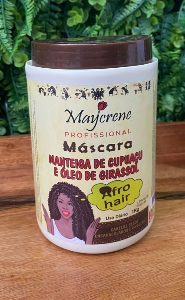 Máscara Manteiga De Cupuaçu e  Óleo De Girassol 1Kl