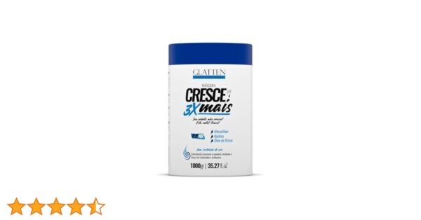 MASCARA CRESCE 3X MAIS 1KG- GLATTEN