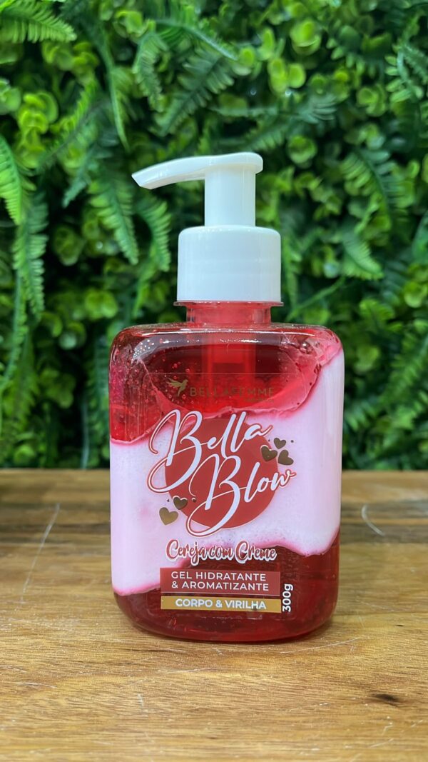 Gel Aromatizante Bella Blow Cereja Com Creme 300g