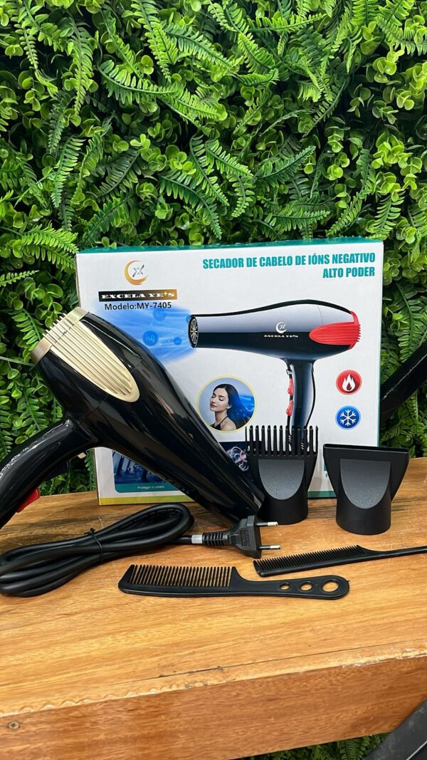 Secador De Cabelo Profissional 3 Velocidades