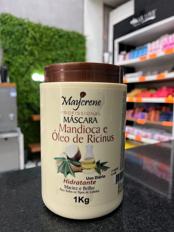Máscara Mandioca e Óleo De Ricinus 1Kl