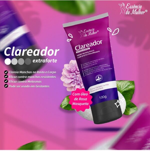 CLAREDOR EXTRA FORTE ESSENCIA DA MULHER 100G