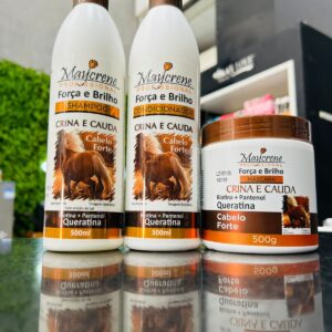 Kit Crina e Cauda Força e Brilho 3 Itens 500ml