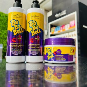 Kit Capilar Bababell Uva 3 Itens BLC