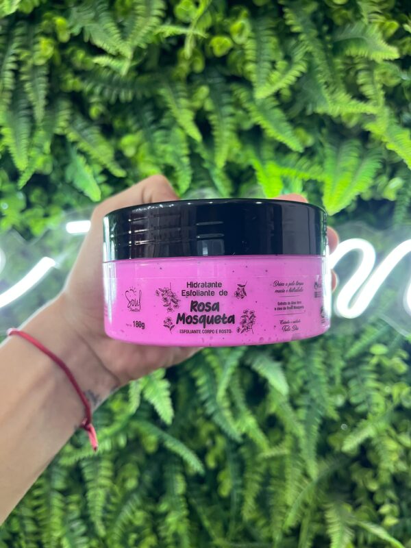 Esfoliante  Corporal e Facial Rosa Mosqueta 180g SOUL
