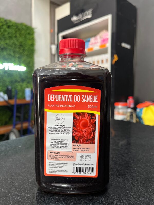 Depurativo do Sangue 500ml - Natuvida
