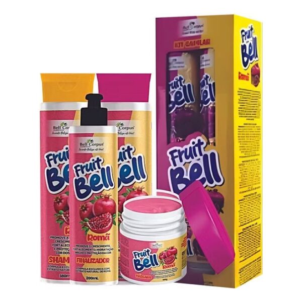 Kit Capilar Fruit Bell Romã 4 Itens BLC
