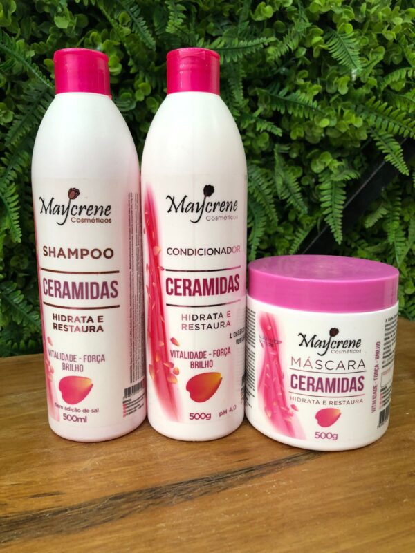 Kit Capilar Ceramidas 3 Itens 500ml