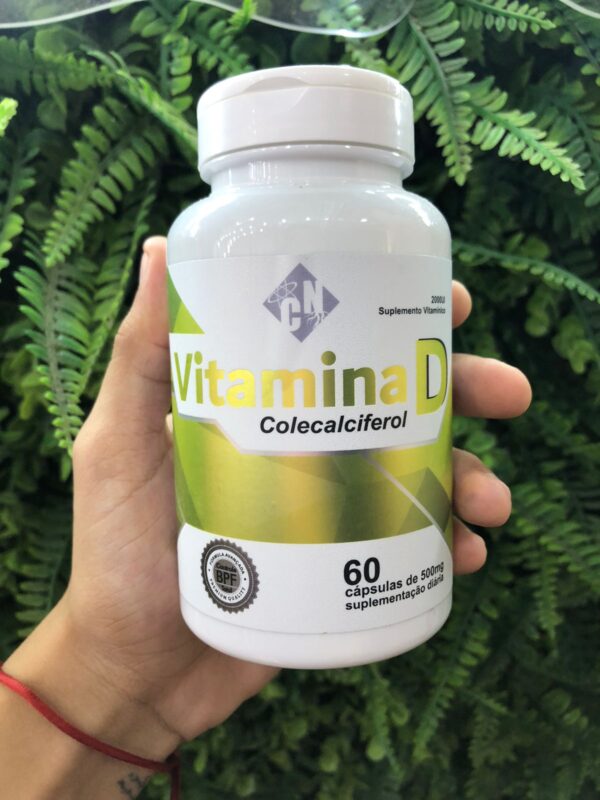 Caps Vitamina D 500mg 60 caps
