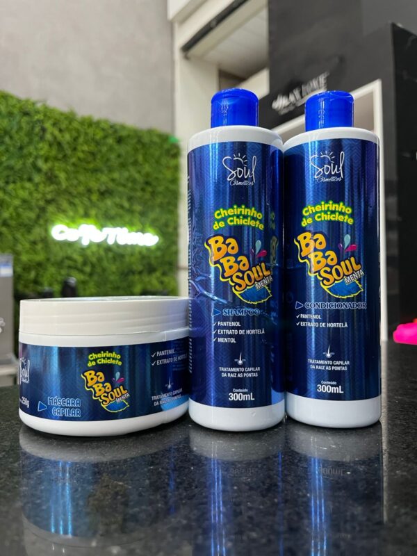 Kit Capilar 3 Itens Babasoul Menta