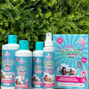 Kit 4 Itens Bebelinho Algodão Doce BIO