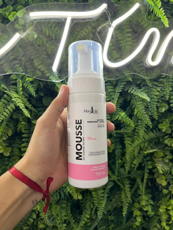 Mousse De Higiene Íntima Aloe Vera Barbatimão e Aroeira 150ml