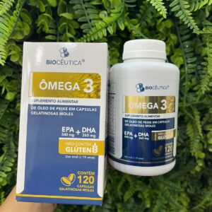 Ômega 3  - ÓLEO DE PEIXE 1000g 120caps Gelatinosa