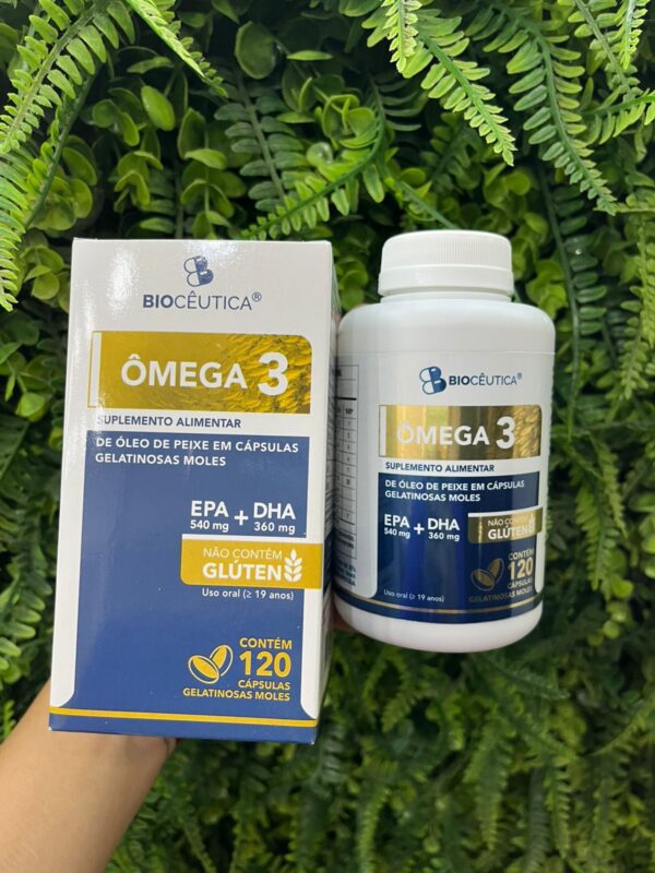 Ômega 3  1000g 120caps Gelatinosa BIOC