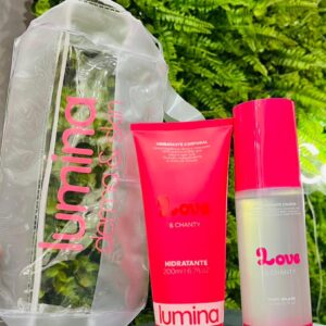 Kit Body Splash, Hidratante e Necessarie Love e Chanty 200ml - Lumina