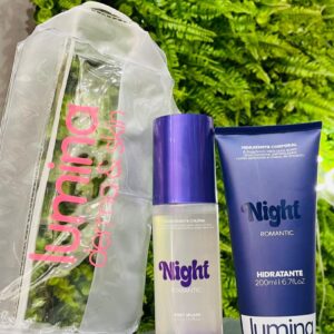 Kit Body Splash, Hidratante e Necessarie Nigth Romantic 200ml - Lumina