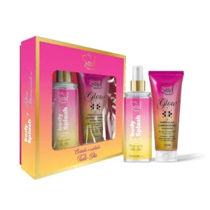 Kit Glow Hidratante Desodorante Iluminador - Body Splash + Hidratante corporal
