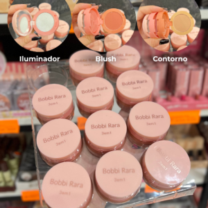 BOBBI RARA 3em1 unidade - Iluminador, blush e contorno