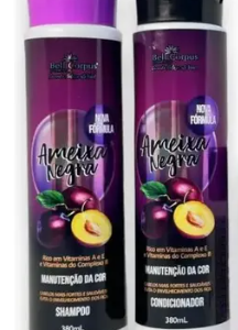 Kit 2 itens Shampoo e Condicionador - AMEIXA NEGRA 380ml
